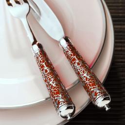 Ercuis cutlery Insolent Rouge