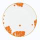 Fürstenberg Auréole Colorée Fürstenberg Auréole Colorée  Dessertteller orange  Porzellan
