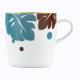 Fürstenberg Auréole Colorée Fürstenberg Auréole Colorée  Kaffeetasse lagune/marone  Porzellan