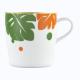 Fürstenberg Auréole Colorée Fürstenberg Auréole Colorée  Kaffeetasse orange/absinth  Porzellan