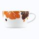 Fürstenberg Auréole Colorée cappuccino cup orange/marone