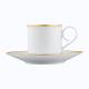 Fürstenberg Carlo dal Bianco Oro mocha cup w/ saucer 