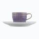 Fürstenberg Clair de Lune mocha cup w/ saucer blau