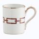 Richard Ginori Catena Scarlatto mug 