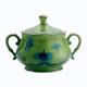 Richard Ginori Oriente Italiano Malachite sugar bowl small 