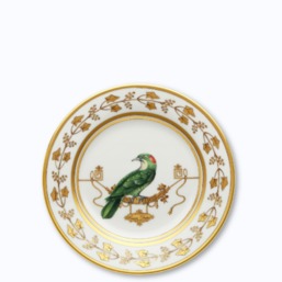 Plat Bas Richard Ginori - Collection 'Voliere' - Porcelaine 24,5 Cm - Neuf Revendeur Autorisé